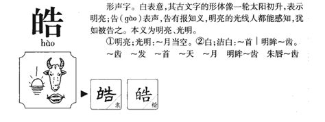 噪音 意思 皓 名字